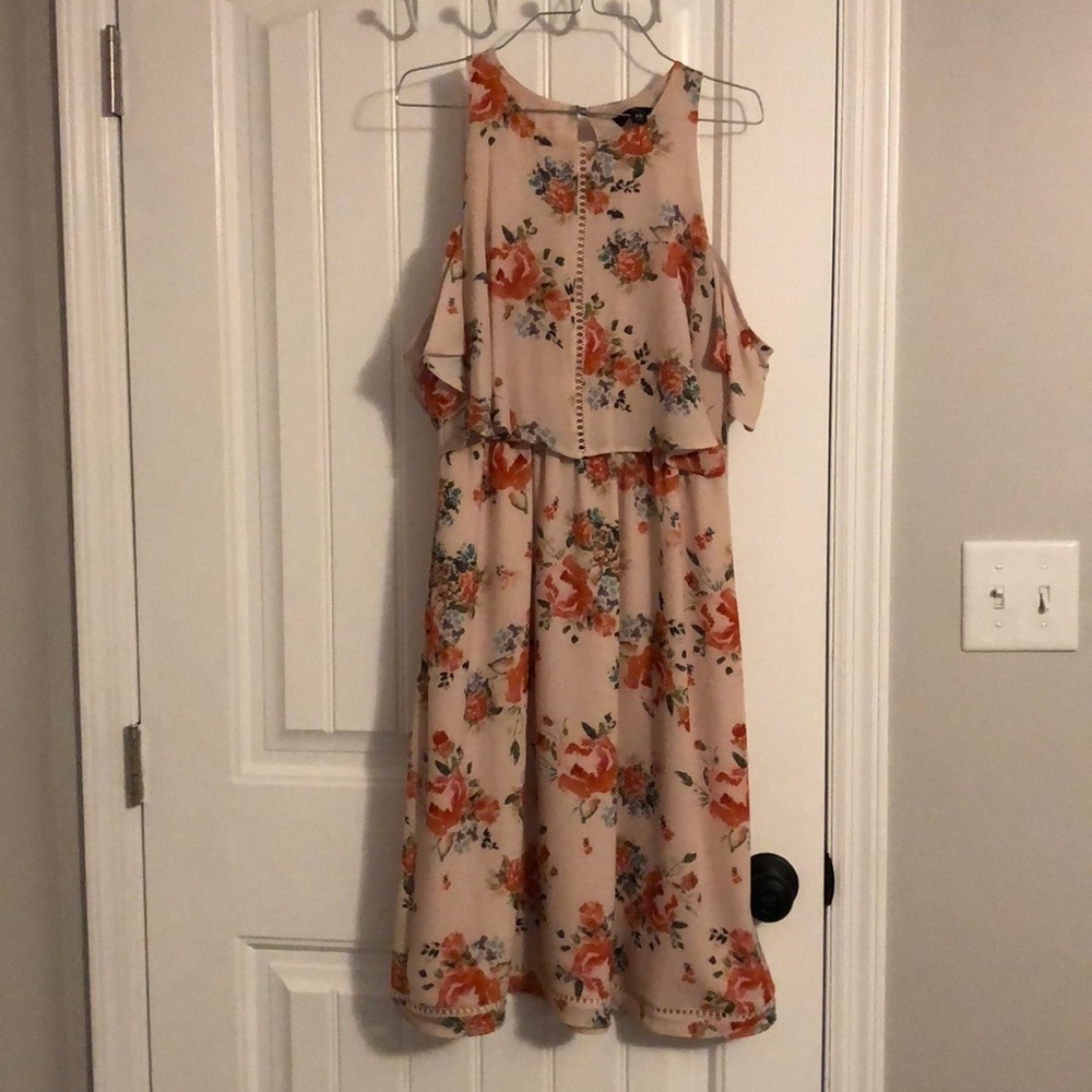 Beautiful pink floral dress